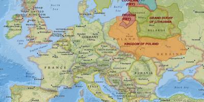 地图，立陶宛历史